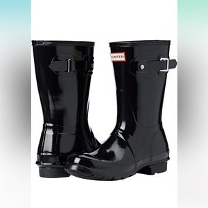 Hunter original short gloss rain boots